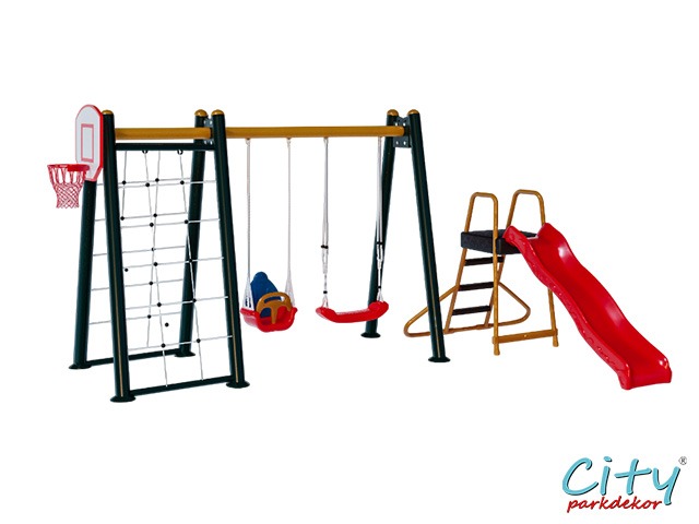 04-30784-Kaydıraklı Tırmanma ve Salıncak Seti